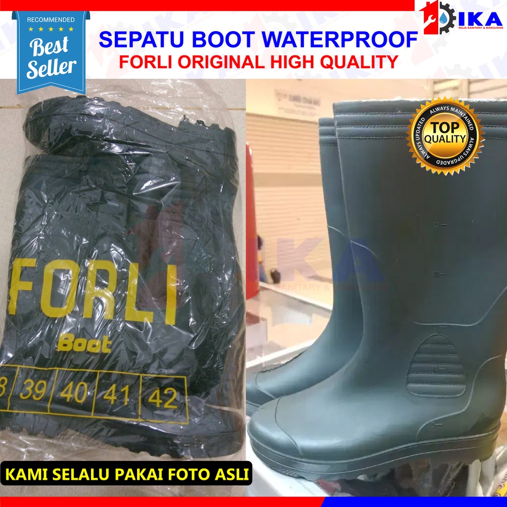 SEPATU BOLT FORLY / SEPATU BOT KARET TINGGI/ SEPATU BOT PROYEK / SEPATU AIR BANJIR