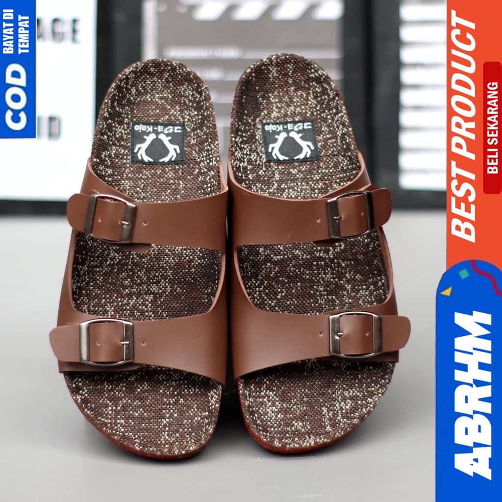 Sandal Slide Selop Pria Abraham Hiro