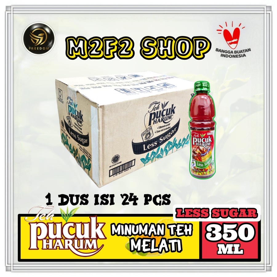 

Teh Pucuk Harum Less Sugar Botol Pet - 350 ml (Kemasan Karton)
