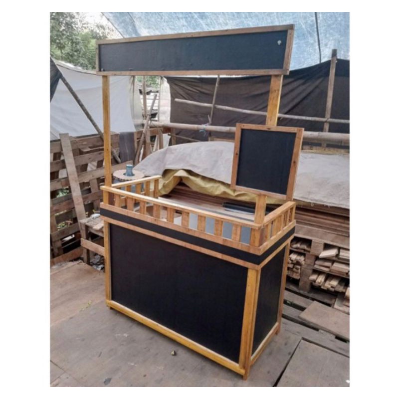 meja booth ukuran 100x60