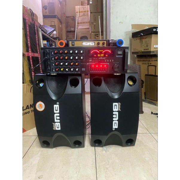 paket sound system bluetooth bmb original paketan karaoke home theater audio sistem 8 inch amplifier