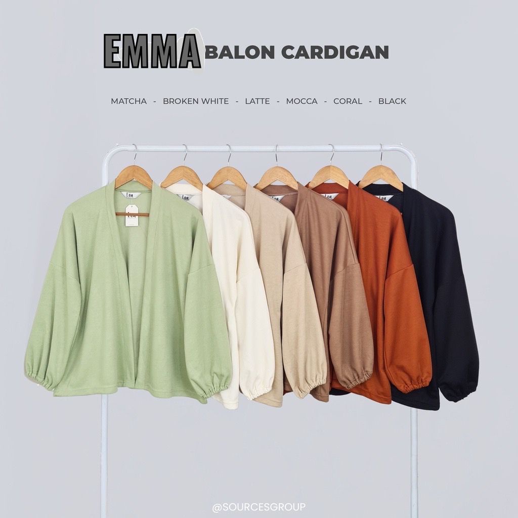 BEFAST - ZSO OOTD WANITA CARDIGAN SHANA / EMMA BALON CARDIGAN CREPE / Fashion kekinian Wanita / OOTD Daily Wanita Kerja/Kampus / Terlaris / Pakaian Wanita Casual / Cardigan Polos Formal / Outer Kekinian remaja ABG / Outfit Wanita Hijab Style