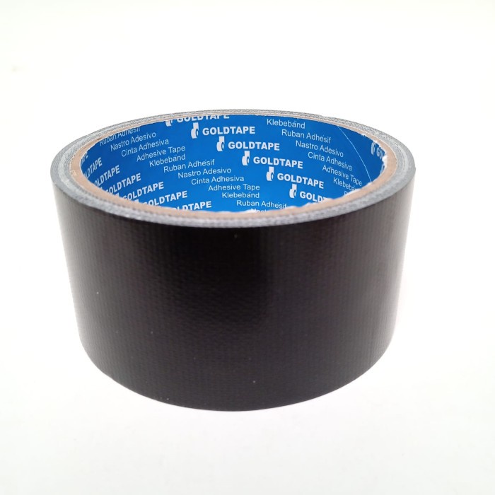 

Isolasi Selotip Lakban Kain Cloth Tape Hitam Pcs 48 MM / GOLD