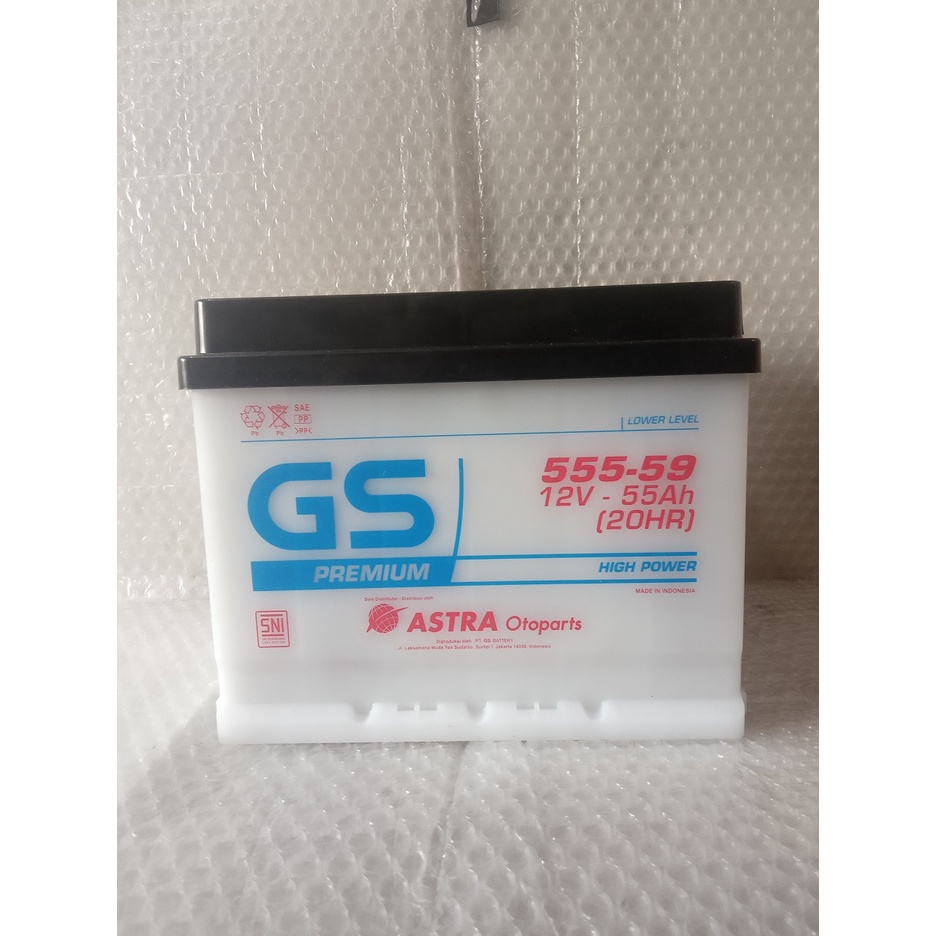 Aki Accu GS Astra Premium 555-59 55Ah 12V