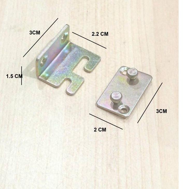 Star Seller Hak Dipan Bayi / Engsel Ranjang Bayi ( 1 Set 4pcs ) ★jwf❁