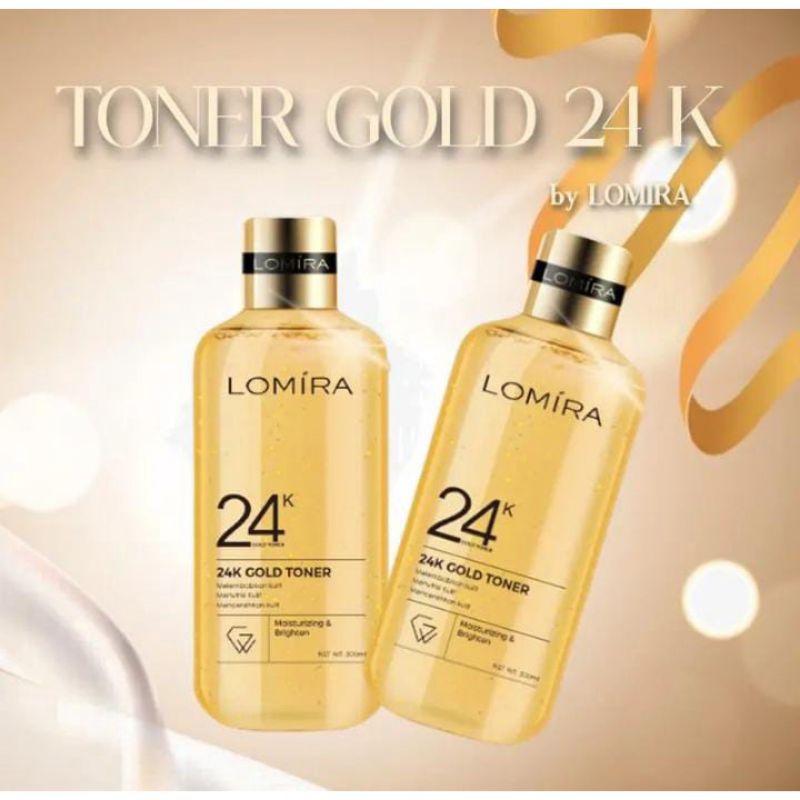 LOMIRA TONER GOLD 24K/TONER MURAH 24K GOLD LOMIRA