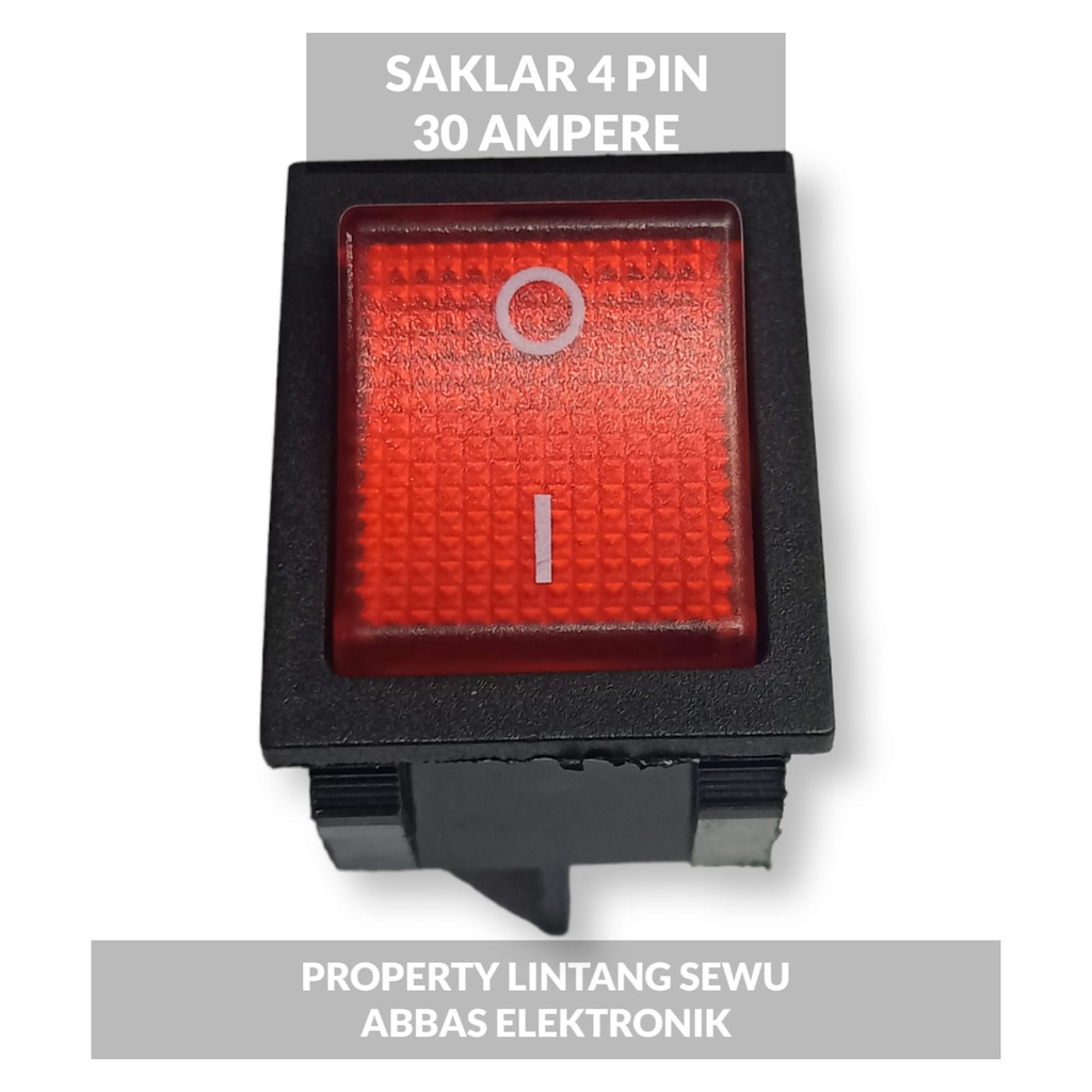 saklar power switch on off ampli mesin las inverter 30 ampere original  4 kaki pin 30amper saklar galon saklar 30 A