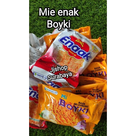 STOK BARU Boyki, enaak, spix mie goreng, soba mie snack mie jadul kremez