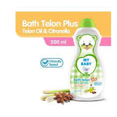 MY BABY Bath Telon Plus 200ml - Sabun Cair Bayi Wangi Telon