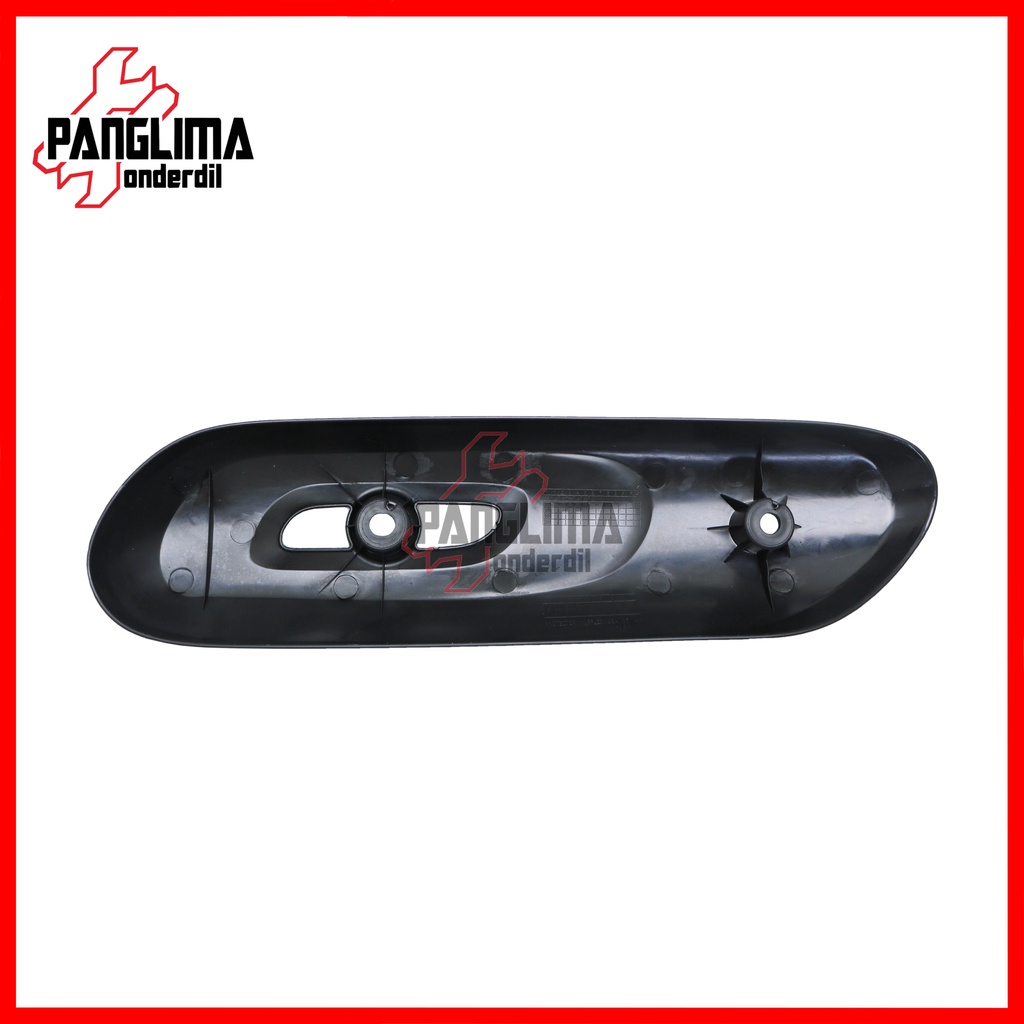 Pelindung Knalpot Scoopy eSP FI-F1 New 2017-2018-2019 LED K93-K93H Hitam Cover Tutup Penutup Tameng Kenalpot Muffler Exhaust