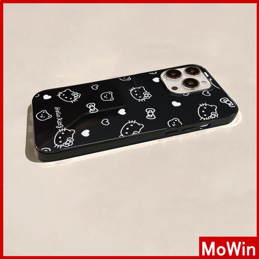 For iPhone 14 Pro max iPhone Case Black Soft Case TPU Candy Case Shockproof Big Hole Protection Camera Cute Cartoon Compatible For iPhone 13 Pro max 12 Pro Max 11 xr xs 7Plus 7 8