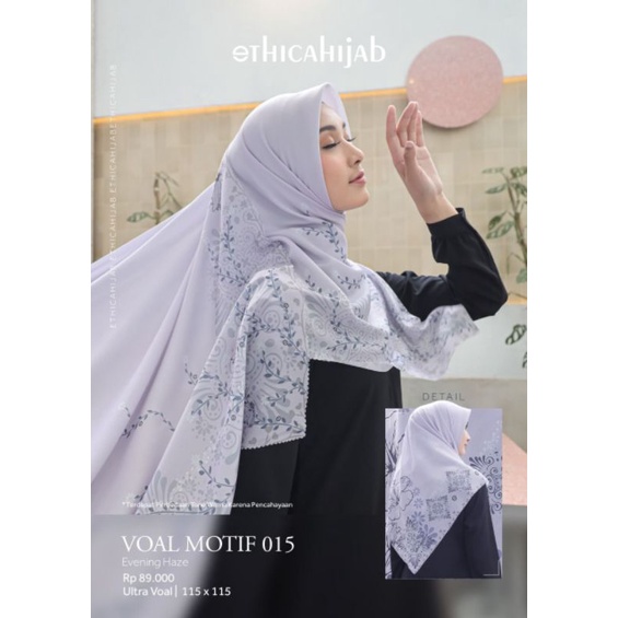 Ethica Hijab Voal Motif 015