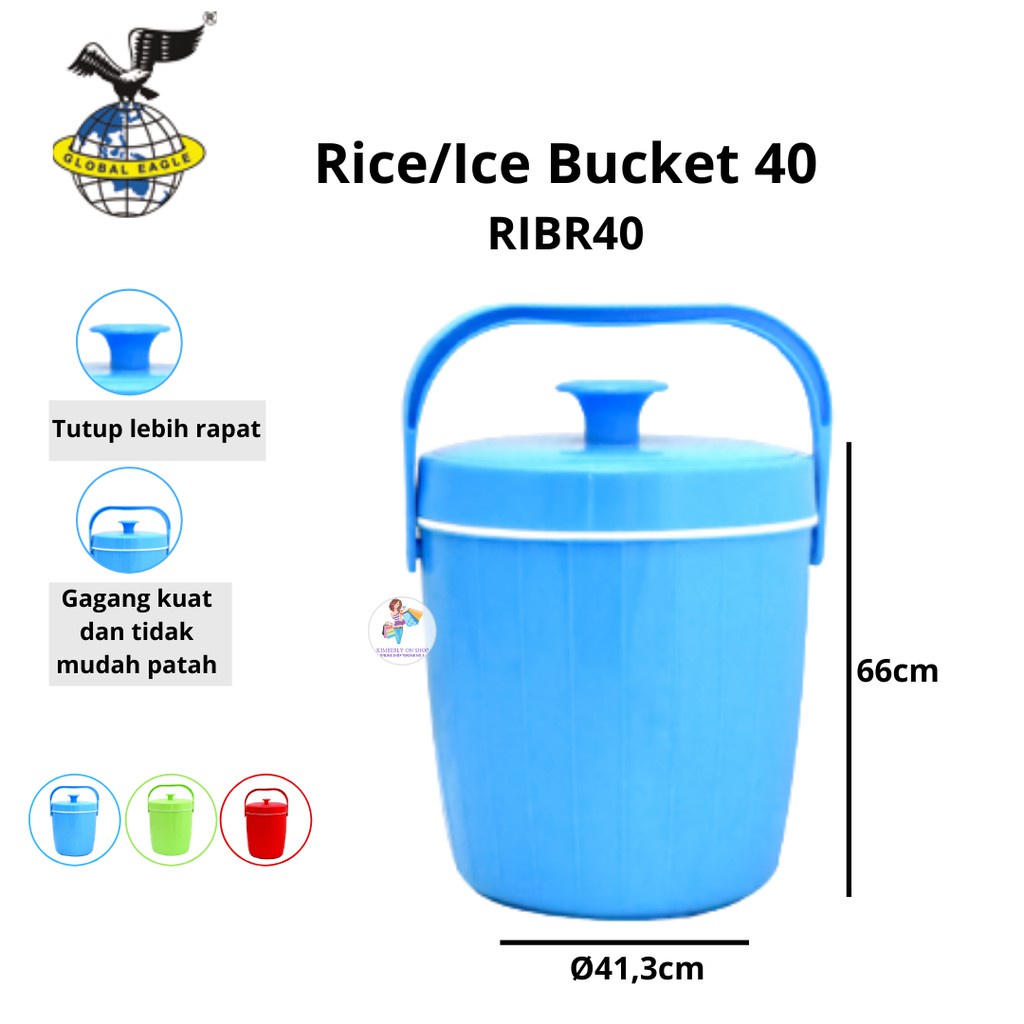 Global Eagle Rice / Ice Bucket Termos Nasi/Es 40 RIBR40