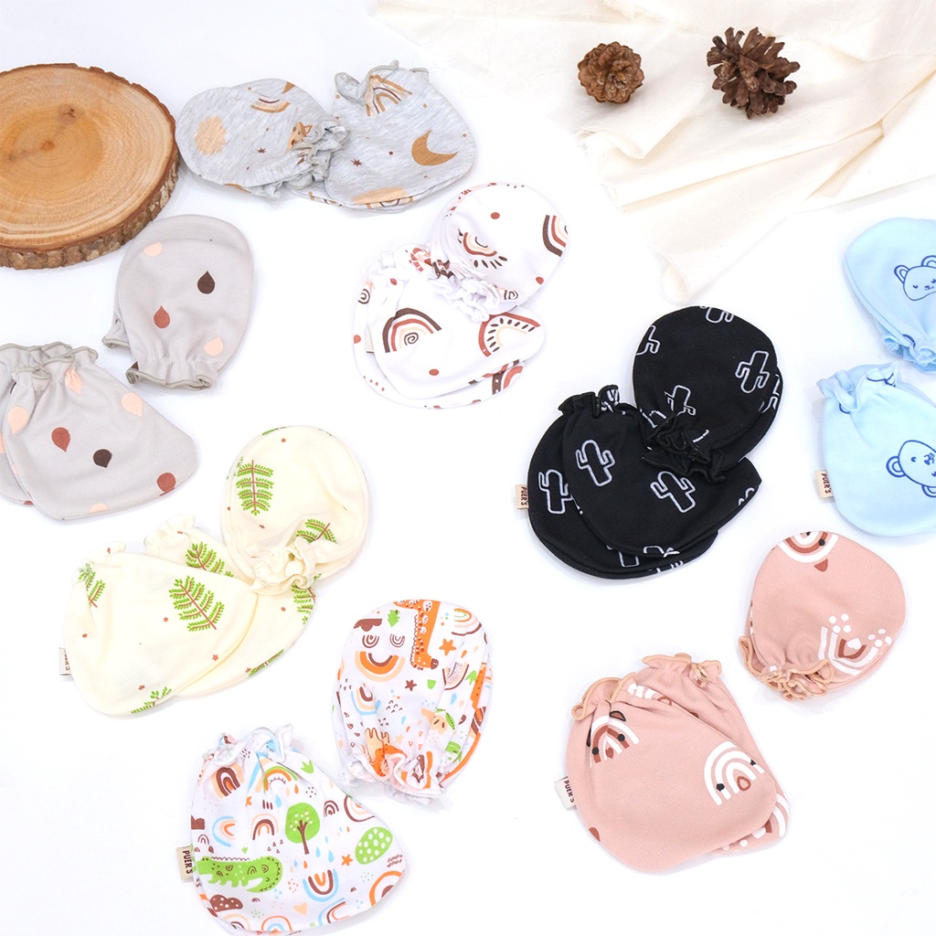 MITTEN AND BOOTIES BABY MOTIF PUER'S (SARUNG TANGAN KAKI BAYI/SARTAKI BAYI)