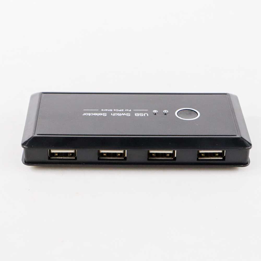 Alat share USB 2in 1 - USB Splitter 2PC in 1 - USB Sharing 2in1 - USB Sharing Switch 2x4 Port KVM 2 PC USB Switch USB 2.0