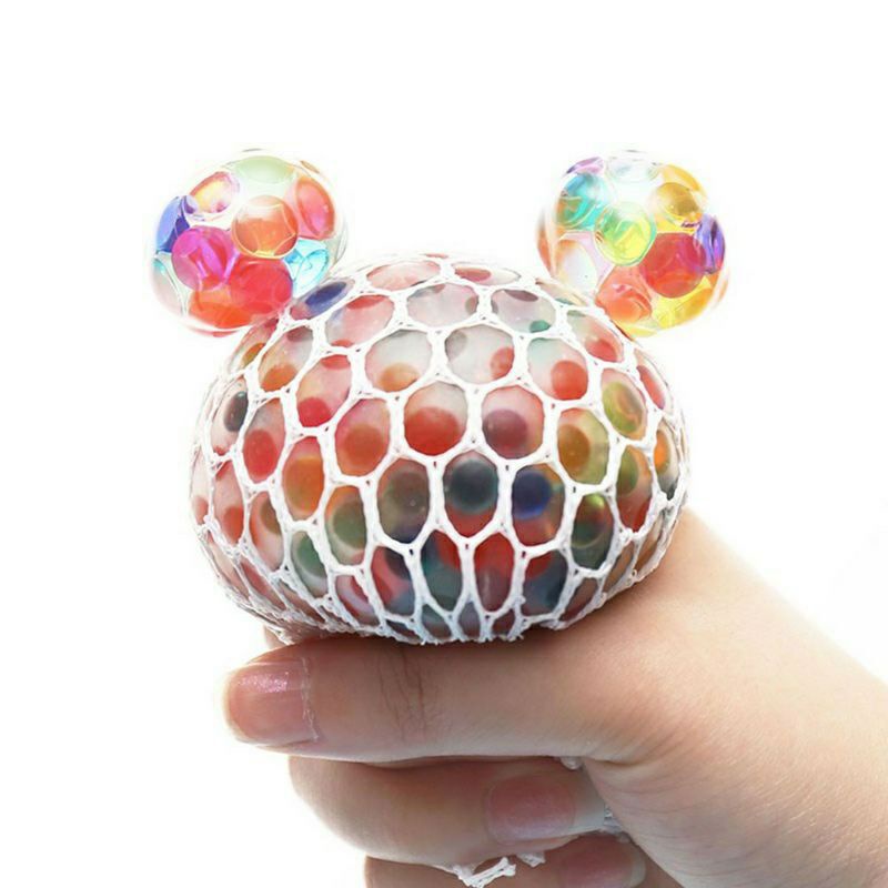 COD - SM88 - SQUISHY MESH BALL BOLA SQUISHY JARING MAINAN ANAK ANTI STRESS SATISFYING