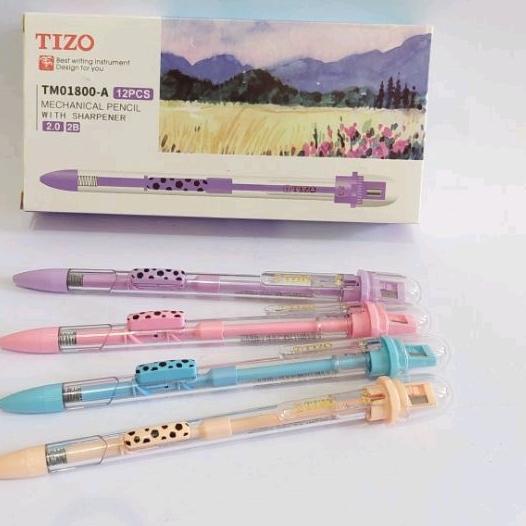 

Termurah | TD4 | SELUSIN ( 12 PCS ) Pensil Mekanik Tizo 2.0 mm Mekanik Pensil Tizo 2.0mm
