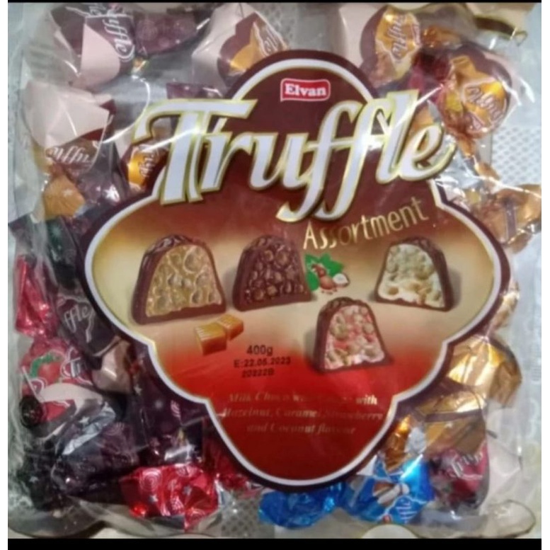 

PERMEN COKELAT TURKEY | ELVAN TRUFFLE CHOCOLATE TURKEY 400 gr