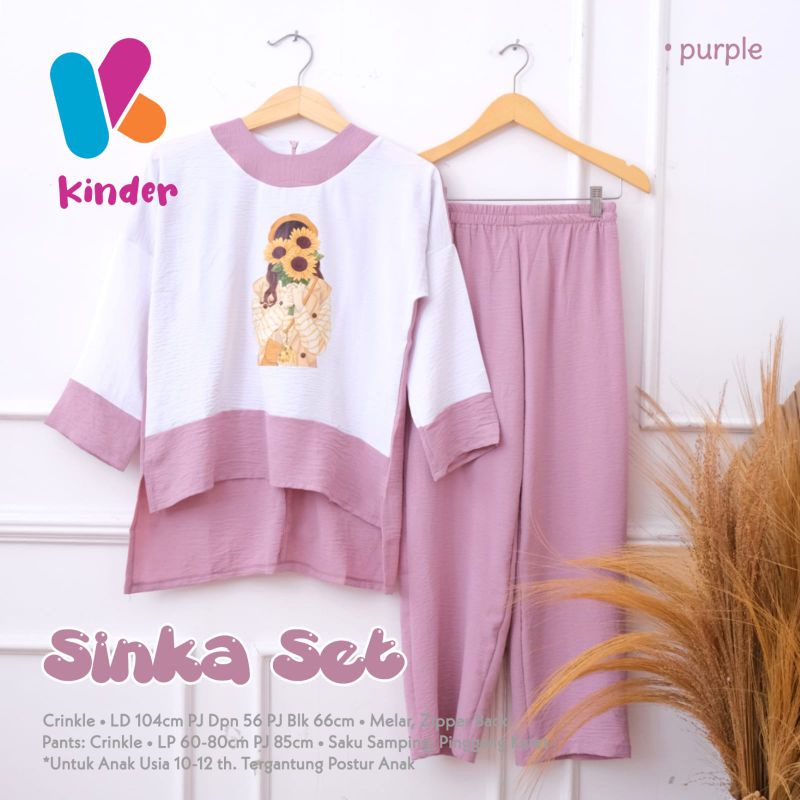 (NEW)SETELAN ANAK OOTD//SINKA BY KINDER