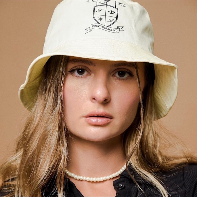 First Time Round - Classic Bucket Hat - Black/Cream/Forest Green