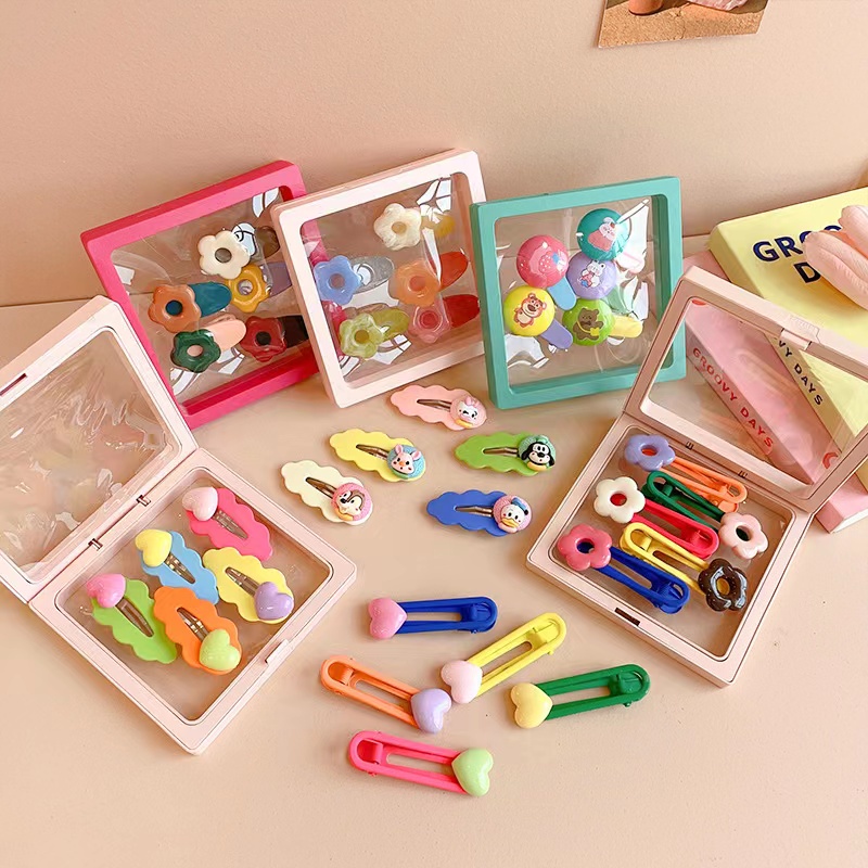 (HappyBaby )F48 5Pcs jepit rambut polos Style Import donlad，mickey