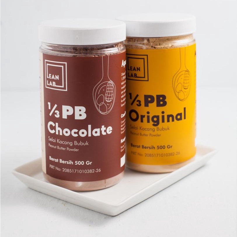 Lean Lab 1/3 PB Selai Kacang Bubuk 500 gram (Peanut Butter Powder)