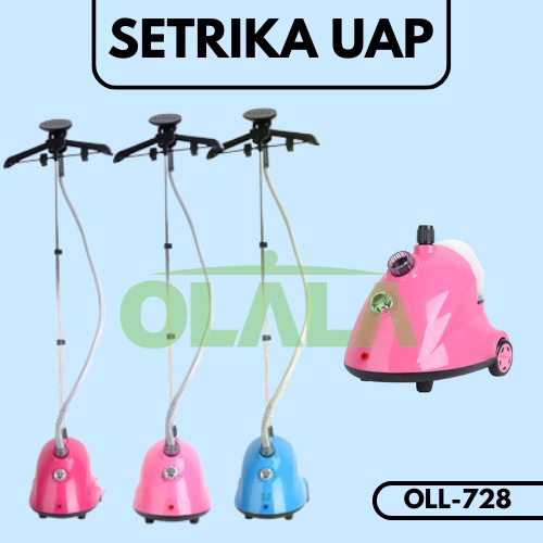 Steam Iron Mesin Setrika Pakaian Uap 2 in 1 TM-MY728