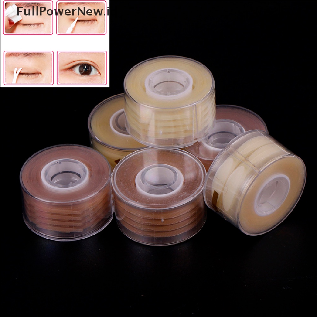 Power 600pc Double Eyelid Tape Perekat Tak Terlihat Strip Pengangkat Mata Renda Stiker Makeup ID