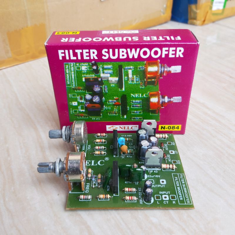 FILTER SUBWOOFER 2 POTENSIO STEREO NELC-084