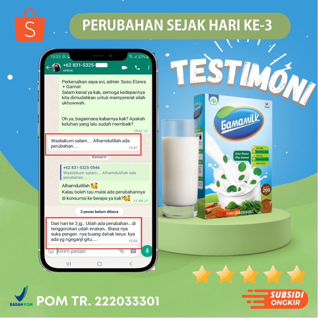 SUSU ETAWA GAMAT GAMAMILK - Rekomendasi Ilmiah Atasi Masalah Sesak Nafas, dan Asma, Bronkitis Cocok untuk dewasa dan anak.