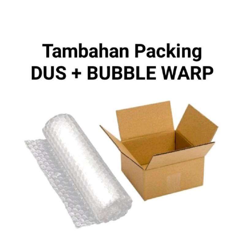 

Extra Kardus + Buble Wrap (Khusus Tambahan Packing)