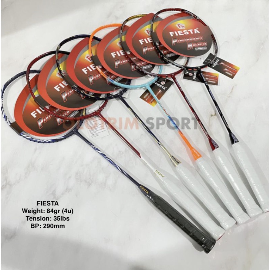 [ 35 LBS ] Raket Badminton Fiesta Astrox 66 88 99 Kinetic K3 Speed Force 100 35LBS Original