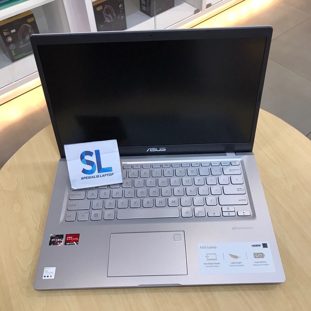 PROMO LAPTOP BARU ASUS VIVOBOOK M415DAO RYZEN 3 3250U 16GB 512GB SSD WIN10HOME GREY