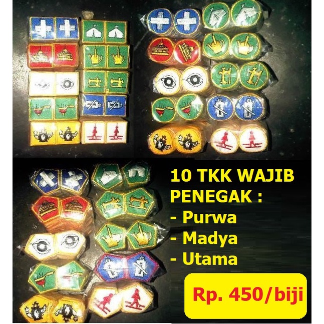 Badge TKK Wajib Penegak (bordir)