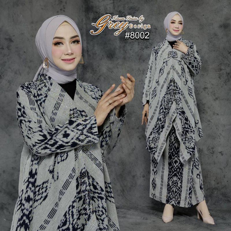 [8002] SETELAN ROK TENUN HIASAN FULL PAYET// By Grey Design