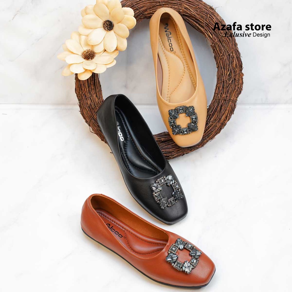 Walcoo Sepatu Flatshoes Wanita DOLVINA