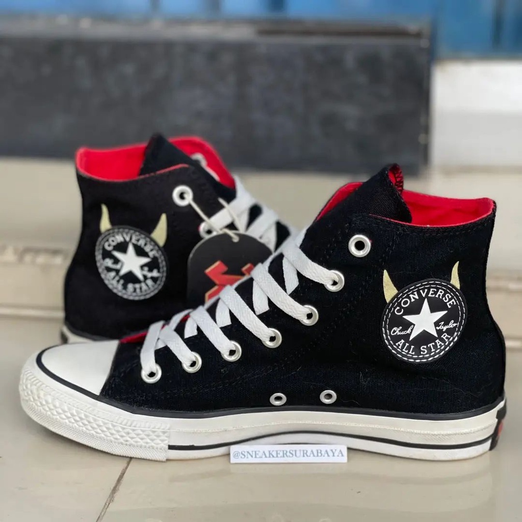 ACDC x Converse Chuck Taylor Hi  &quot;Highway To Hell &quot;