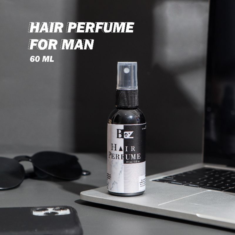 Parfum Rambut / Pewangi Rambut Instan Bibz / Hair Mist Pria 60 ml
