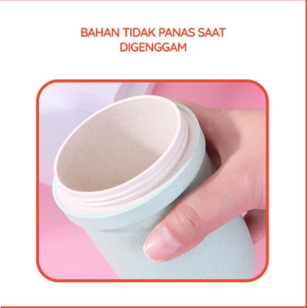 GTE | Cangkir Sup Portable Anti Tumpah / Botol Susu Sarapan Oatmeal Portable 400ml