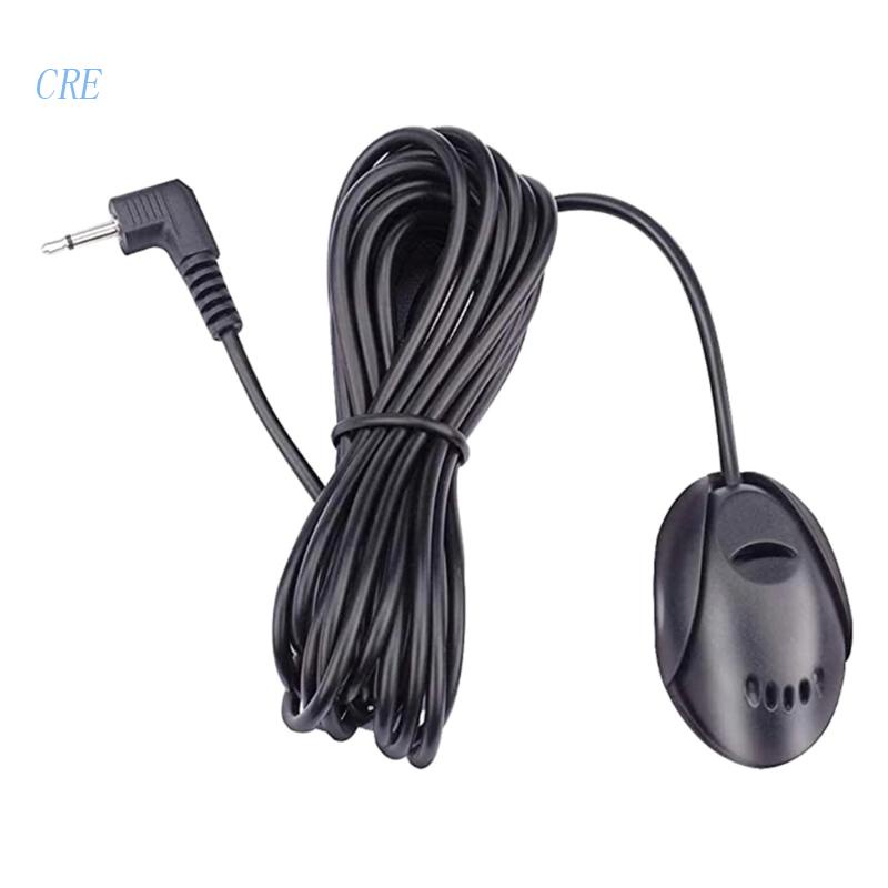 Cre MIC Perekat 3.5mm Stereo Mikrofon Eksternal Kabel Mini Untuk MIC GPS Radio Otomatis