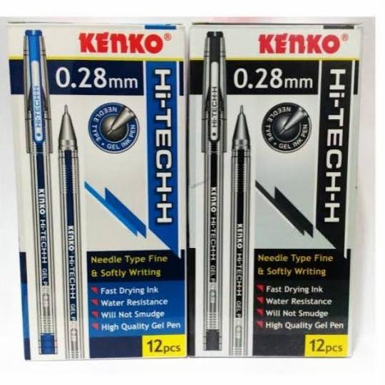 

TERMURAH KENKO HITECH HI TECH 0.28 PULPEN PEN GEL - Hitam
