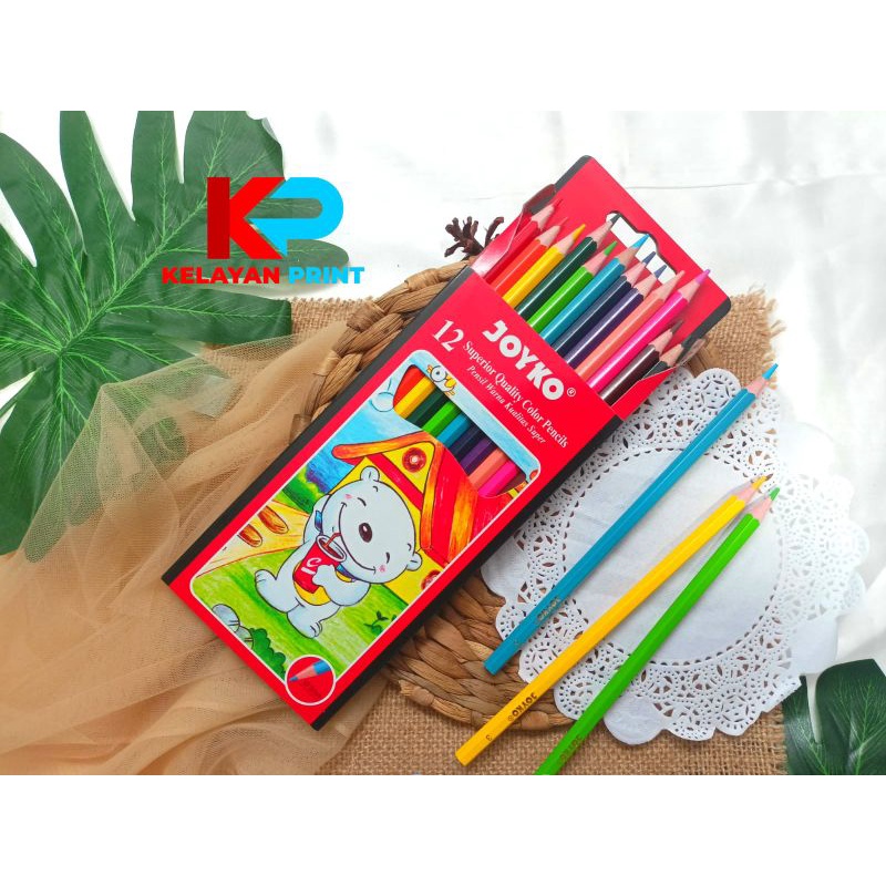 

PENSIL WARNA JOYKO PANJANG 12 WARNA