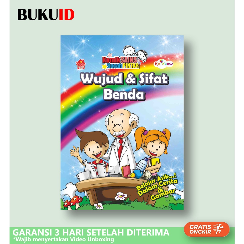 Buku Komik Sains Bocah Pintar: Wujud Dan Sifat Benda - Smartkids Studio