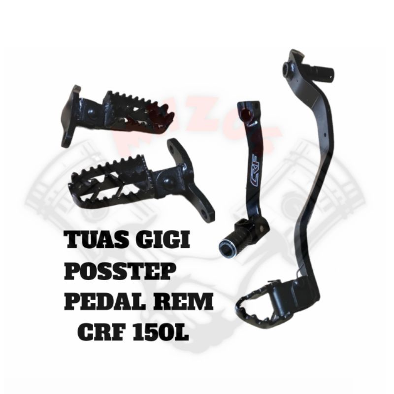 Pedal rem tuas gigi Footstep CRF 150L Paket komplit