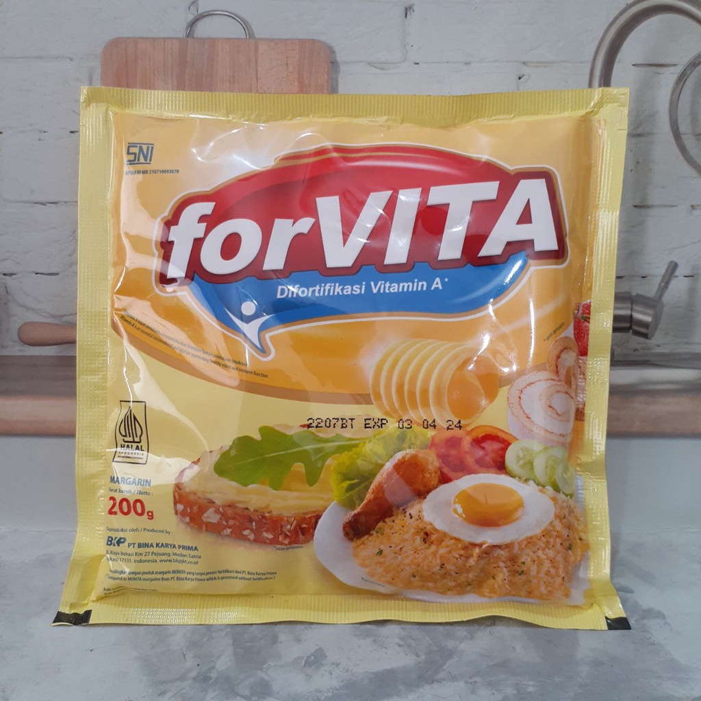 

Margarin ForVita kemasan Sachet 200g