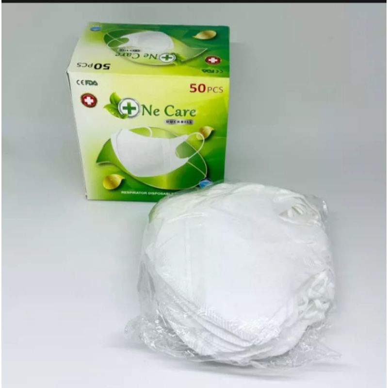 0MASKER DUCKBILL ONE CARE 4 PLY DISPOSABLE FACE MASK ISI 50 PCS