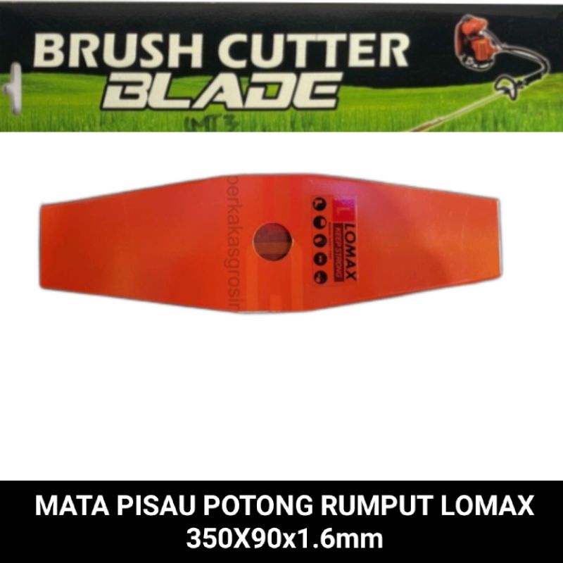 mata pisau potong rumput 350x90x1.6mm LOMAX best quality