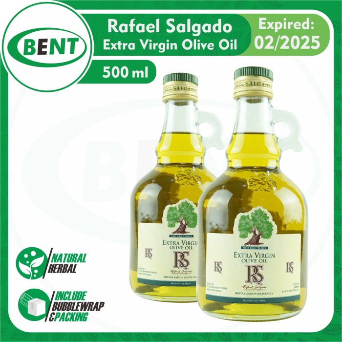 

[BISA COD] Minyak Zaitun RS 500ml Extra Virgin Olive Oil Rafael Salgado