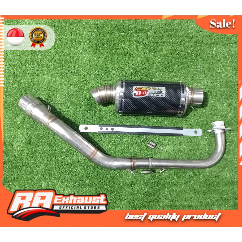 KNALPOT RACING OVAL CLD C3 KOLONG JUPITER Z VEGA ZR SUPRA LAMA REVO LAMA SUPRA X 125 KARISMA SUPRA F