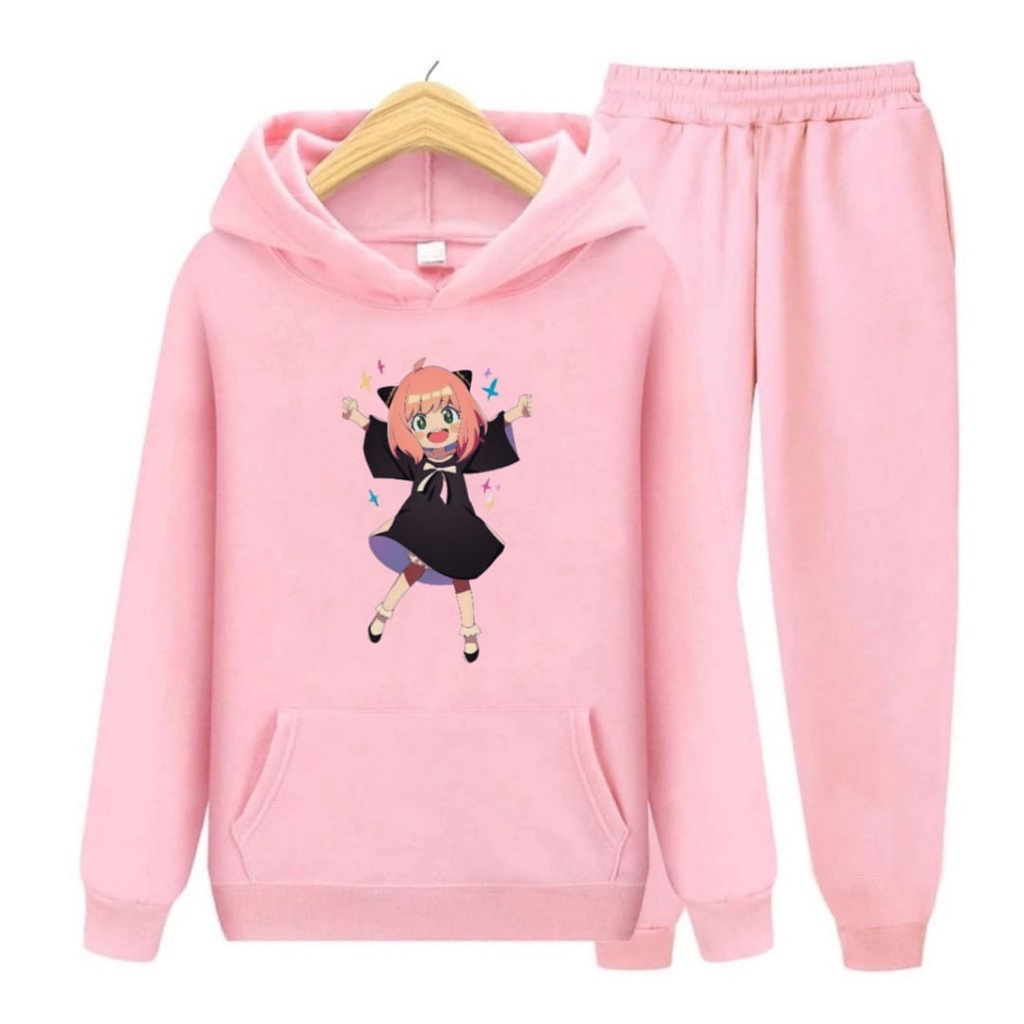 Setelan Anak Anya star Sweater Hoodie Size S, M , XL, XXL